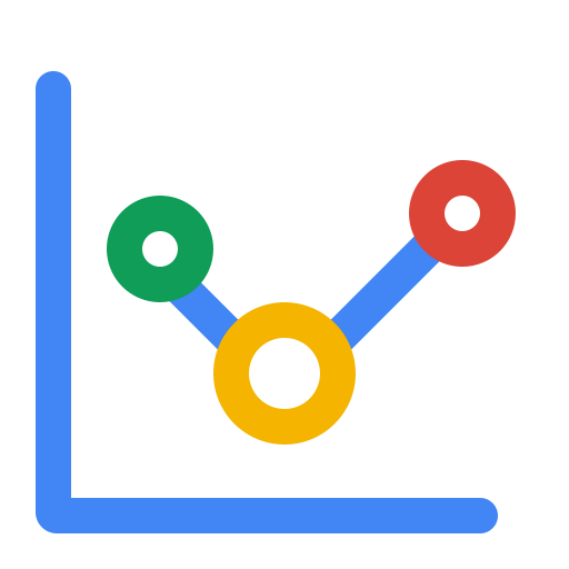 gráfico de matriz de puntos icono gratis