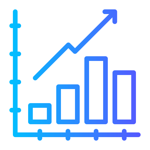 gráfico de barras icono gratis