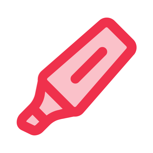 marcador grátis ícone