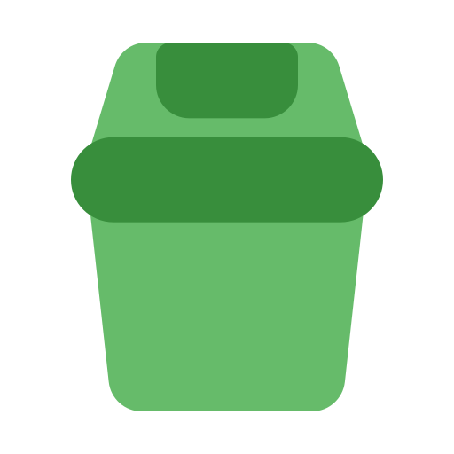 poubelle Icône gratuit