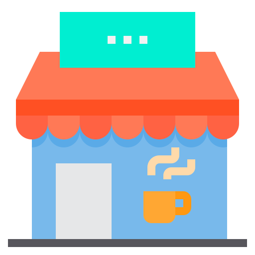 Кофейный магазин бесплатно иконка