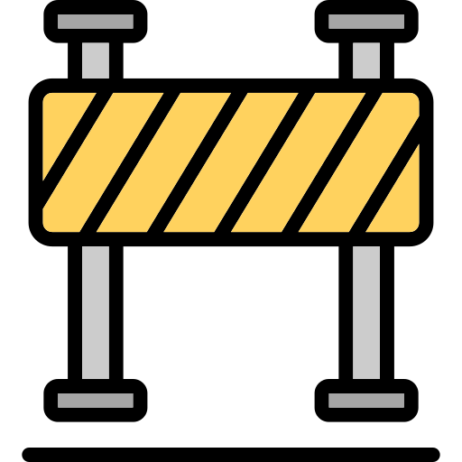 barrera icono gratis