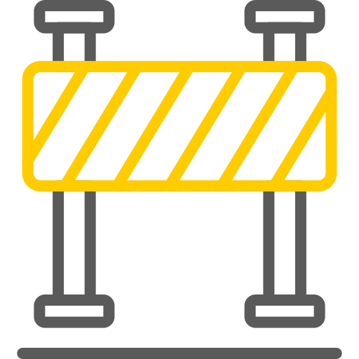 barrera icono gratis