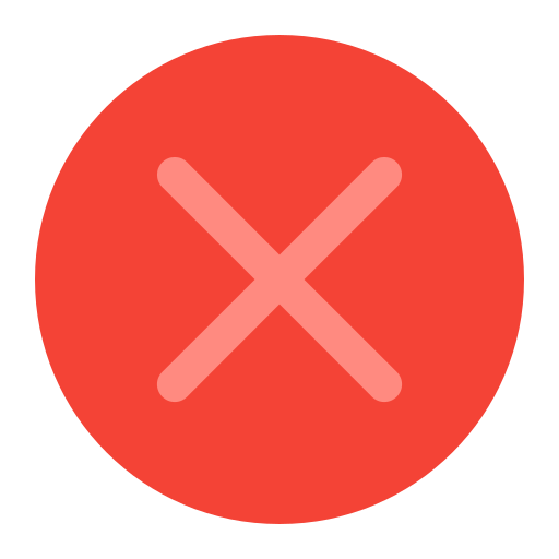 fallido icono gratis