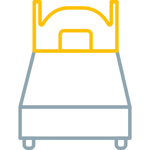cama individual icono gratis