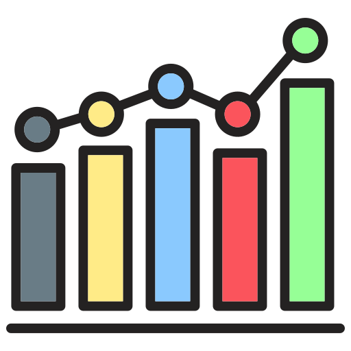 gráfico de barras icono gratis