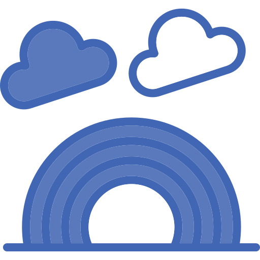 arcoíris icono gratis