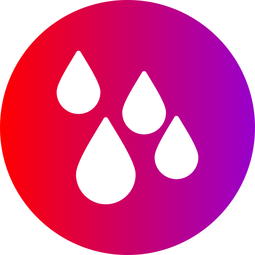 gouttes Icône gratuit