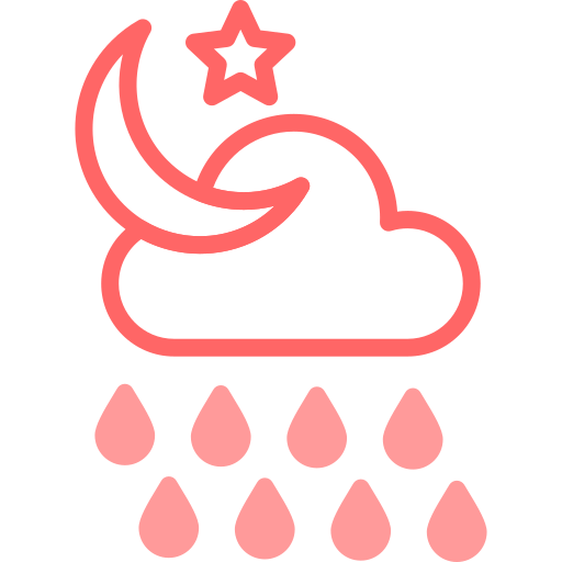 noite chuvosa grátis ícone noite chuvosa grátis ícone