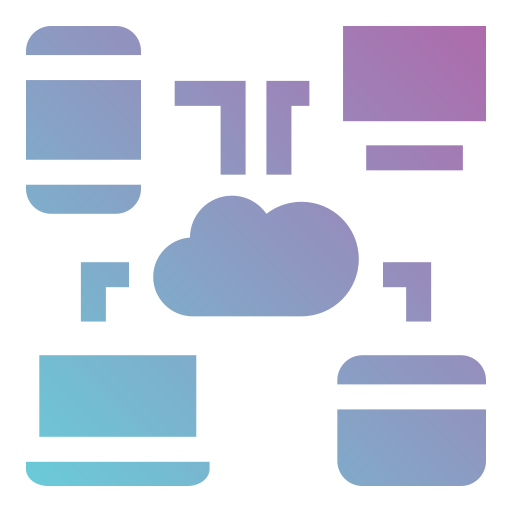 computación en la nube icono gratis