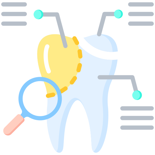 exame odontológico grátis ícone exame odontológico grátis ícone
