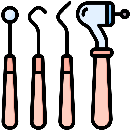 equipo dental icono gratis