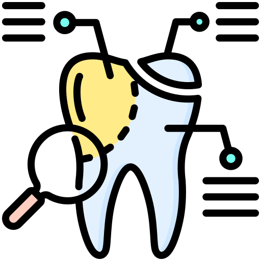 exame odontológico grátis ícone exame odontológico grátis ícone