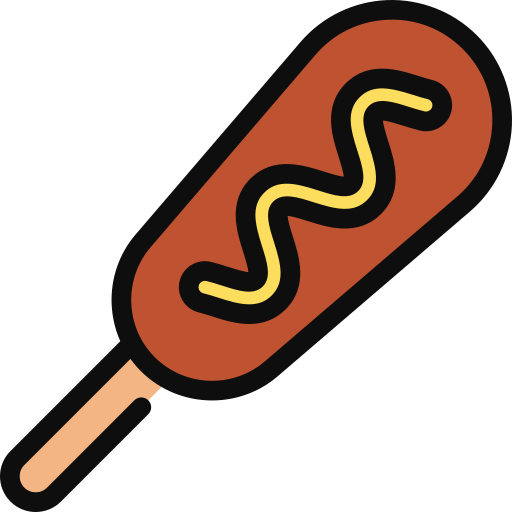 perro de maíz icono gratis