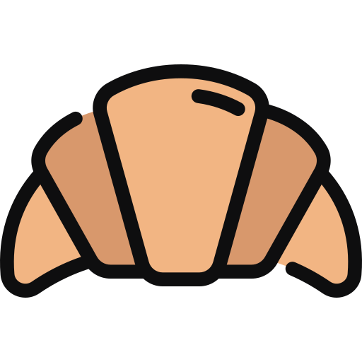 Croissant free icon