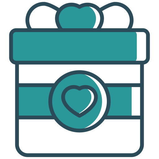 caja de regalo icono gratis