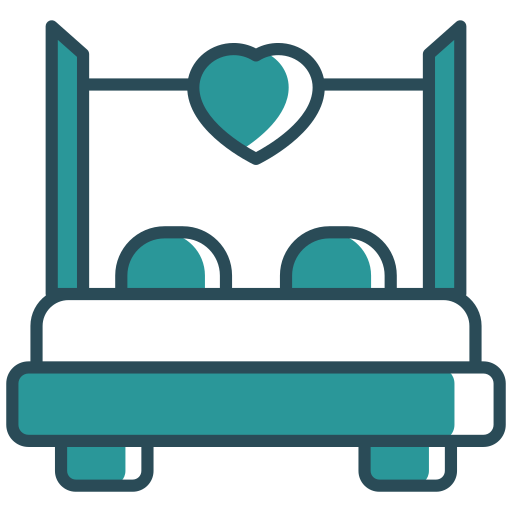 cama matrimonial icono gratis