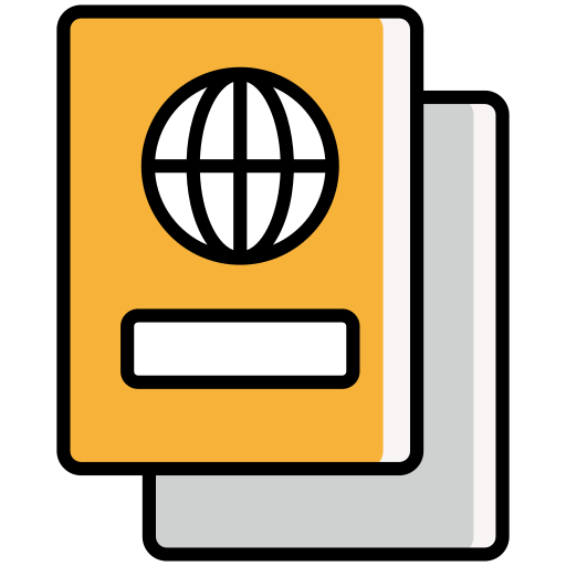 pasaporte icono gratis