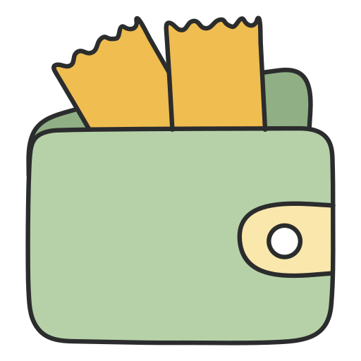 billetera icono gratis