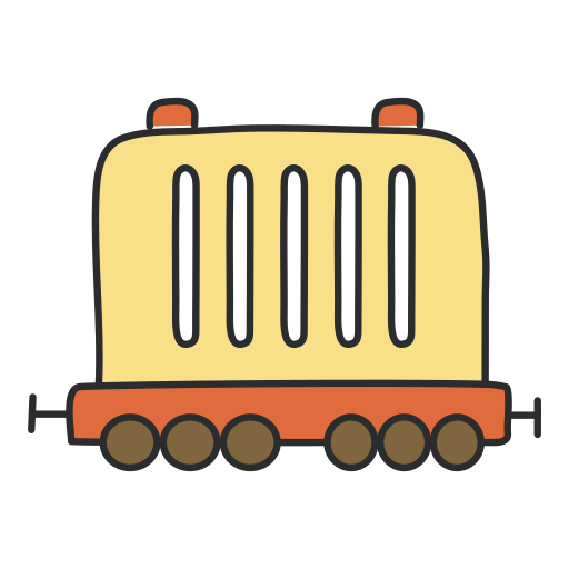 carga del tren icono gratis