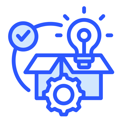 innovación de producto icono gratis