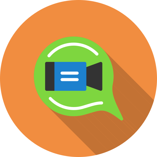 videollamada icono gratis