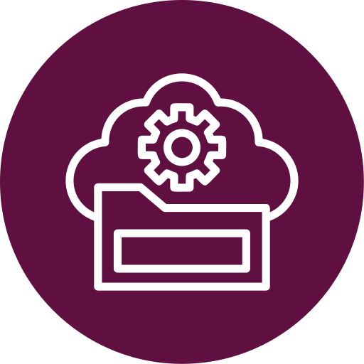 Cloud storage free icon