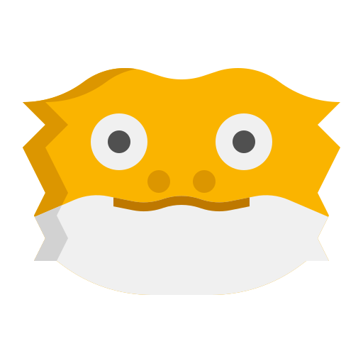 dragon barbudo icono gratis