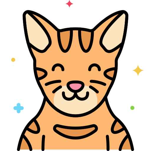 gato bengala icono gratis
