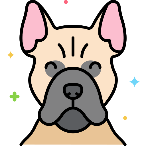 bulldog francés icono gratis