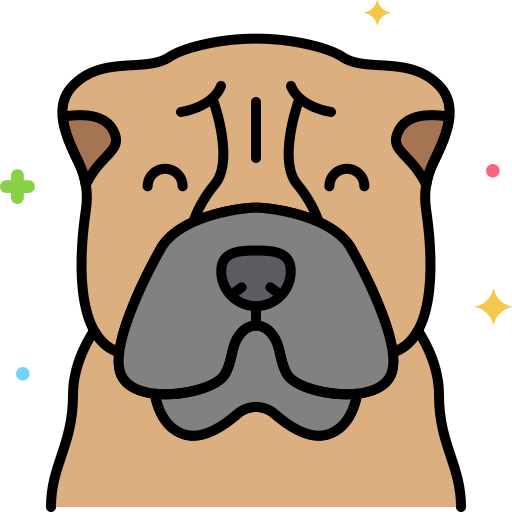 shar-pei icono gratis