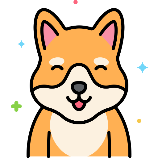 shiba inu icono gratis