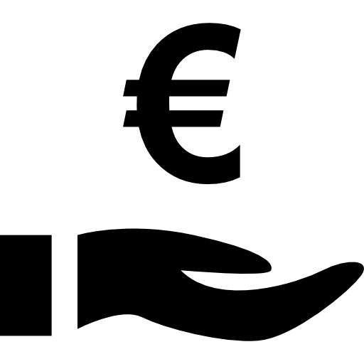 euro icono gratis