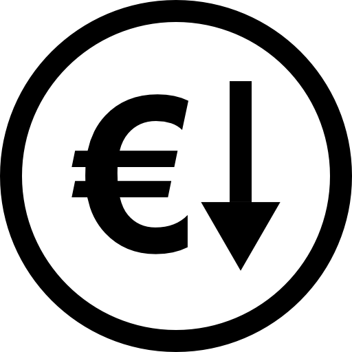 euro icono gratis