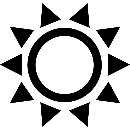 Sun free icon