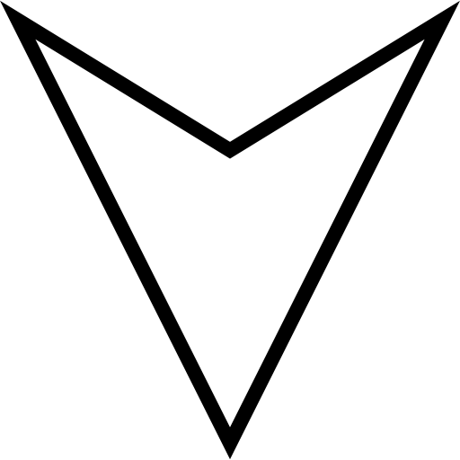 pfeil nach unten kostenlos Icon