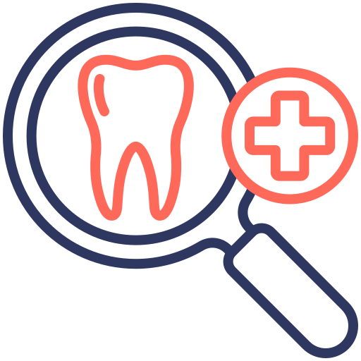 chequeo dental icono gratis