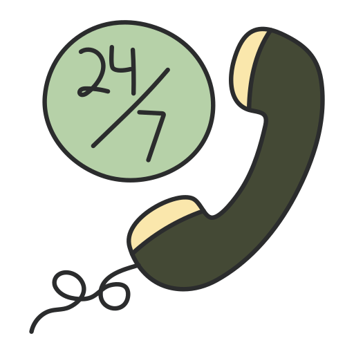 atendimento 24 horas por dia, 7 dias por semana grátis ícone atendimento 24 horas por dia, 7 dias por semana grátis ícone