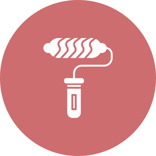 Paint roller free icon