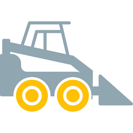 Skid steer loader free icon