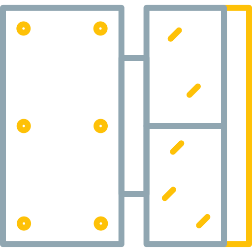 paneles de yeso icono gratis