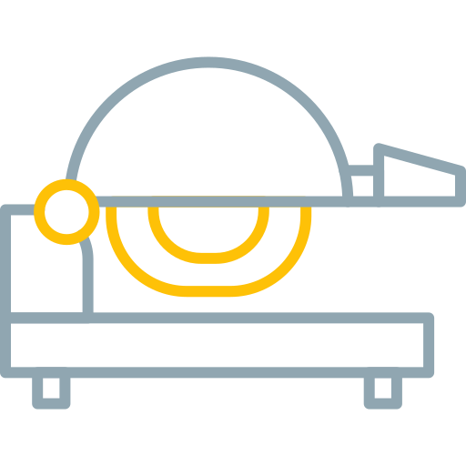 sierra ingletadora icono gratis