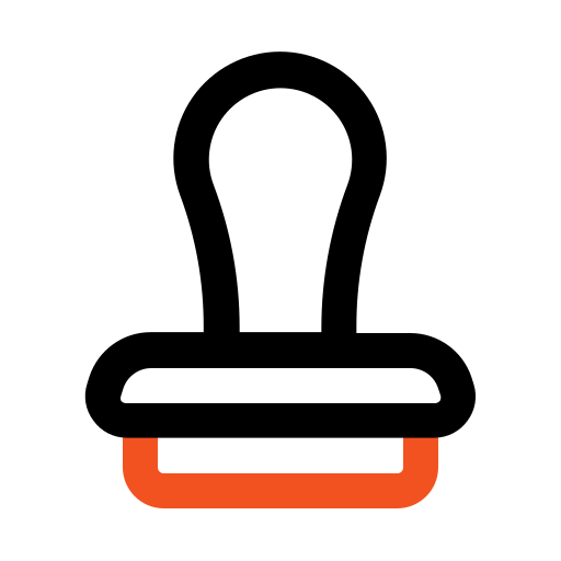 estampilla icono gratis