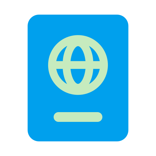 pasaporte icono gratis