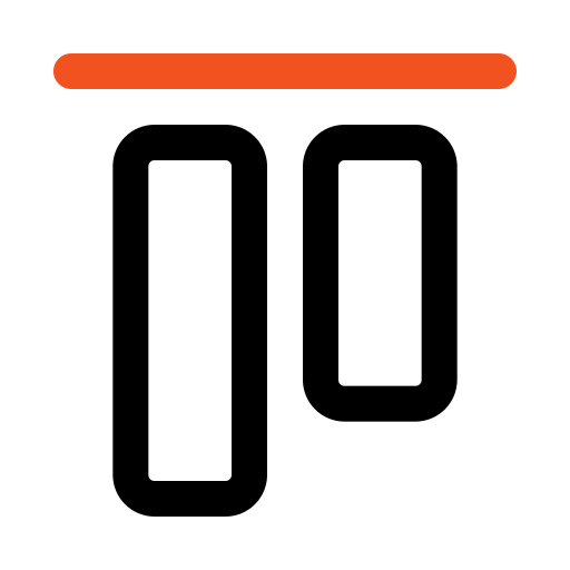 Align top free icon Align top free icon