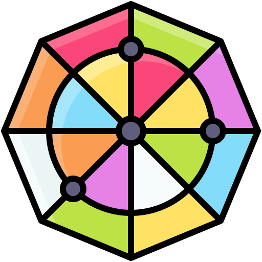 Polar diagram free icon