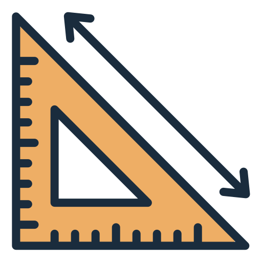 Ruler free icon Ruler free icon