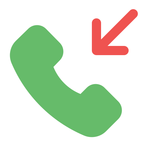 Incoming call free icon