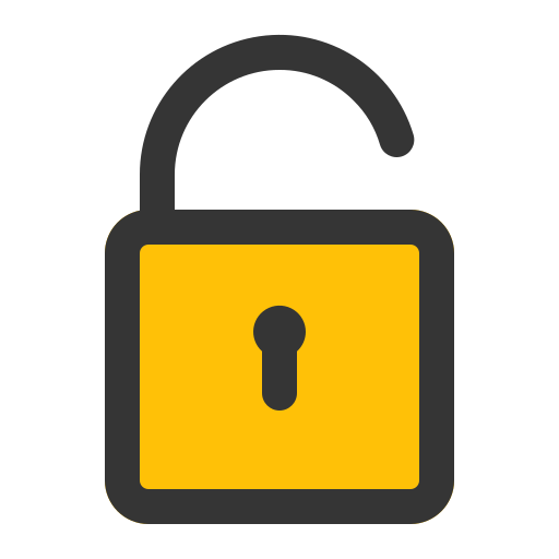 Unlock free icon