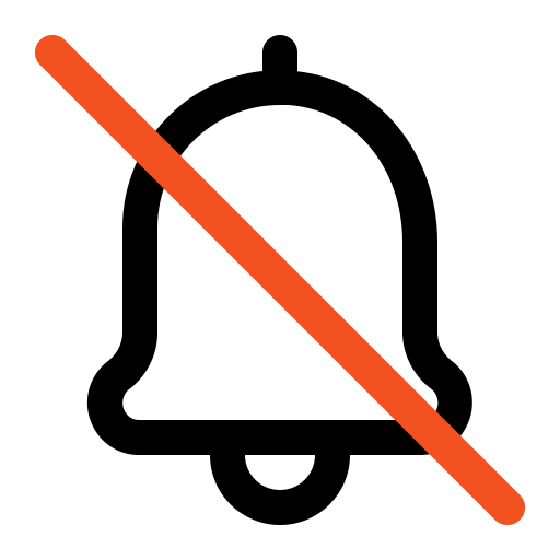 silencioso icono gratis